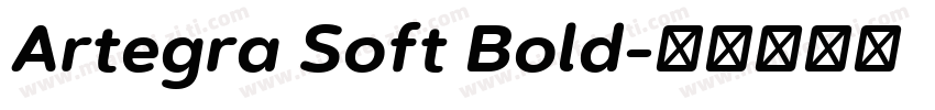 Artegra Soft Bold字体转换
